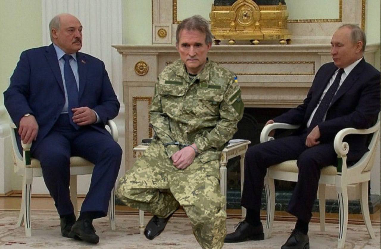 Українці сміються з Медведчука, який схожий на Чмоню і опудало лисиці (фото)