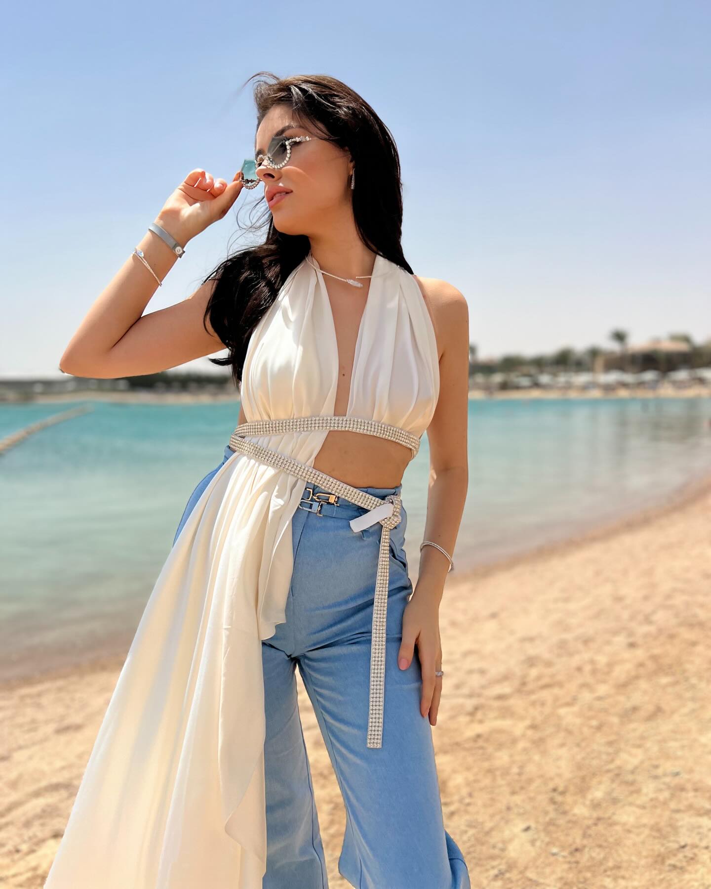 В каком наряде Ангелина Усанова прибыла в Египет на Miss Eco International 2024