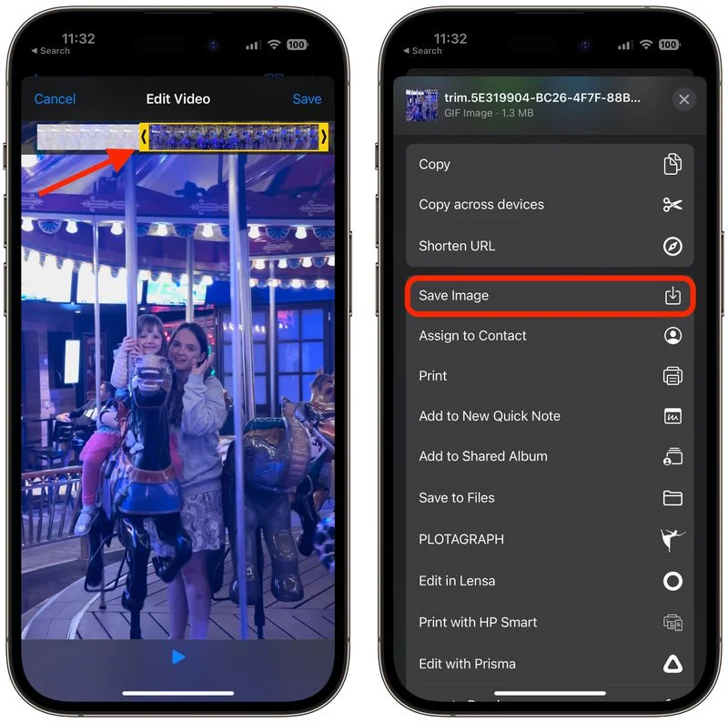 Эти простые действия помогут вам превратить видео в GIF-анимацию на iPhone и iPad